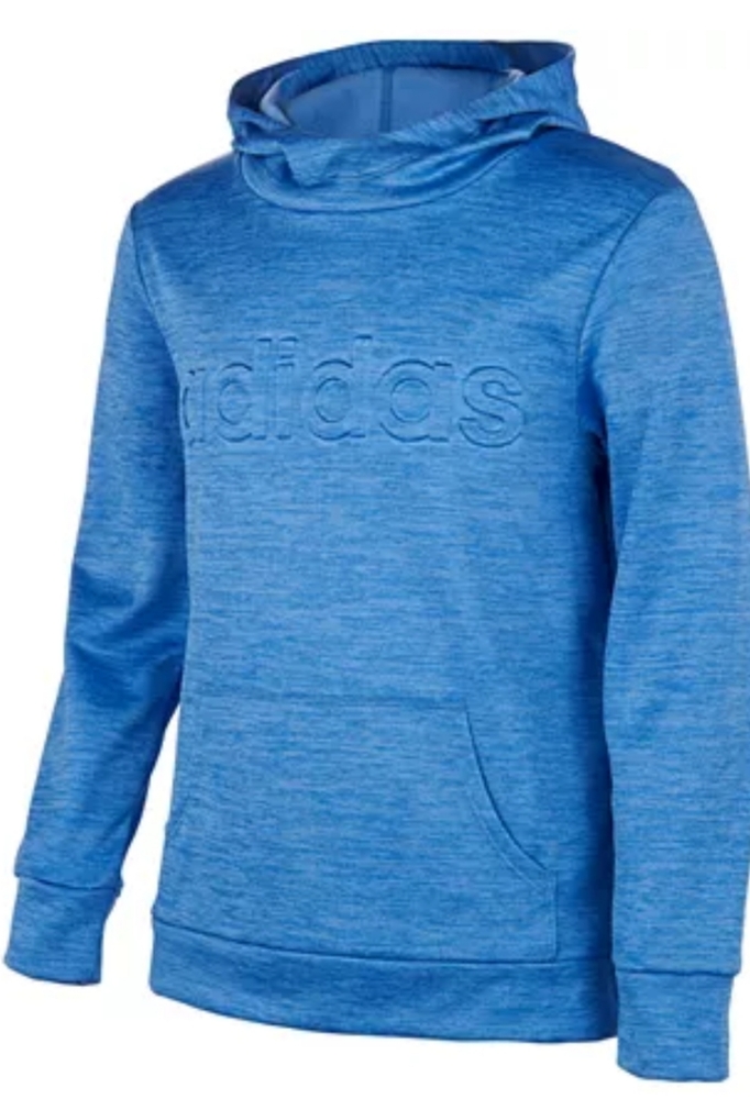 adidas Little Girls Emboss Hoodie